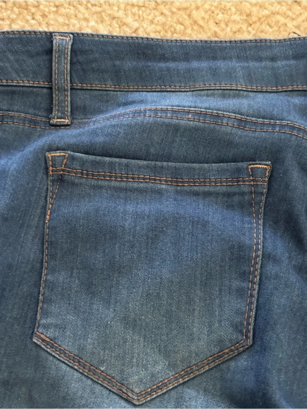 1822 Denim Women’s Skinny Jeans - Medium Blue Wash - Picture 4 of 5